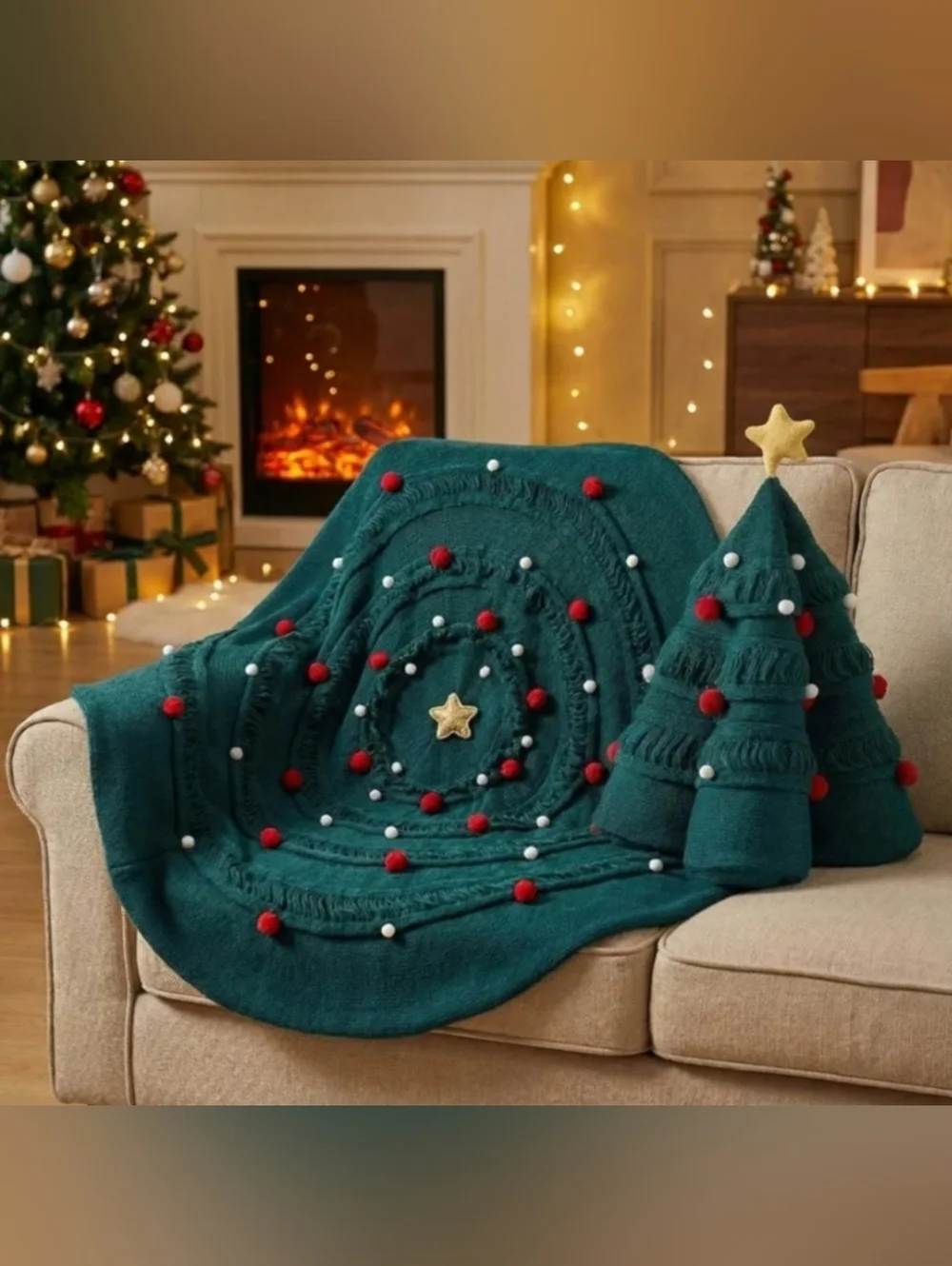 New Crochet Christmas Tree Blanket